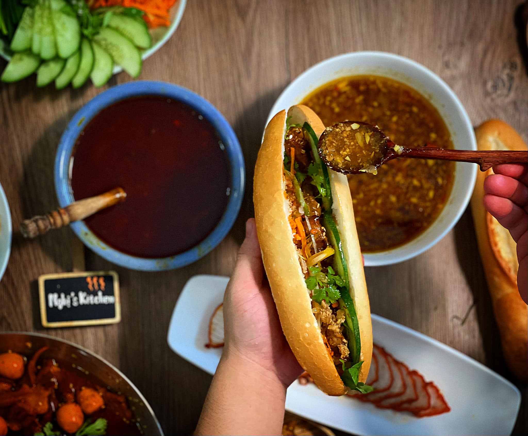 KHÓA HỌC BỘ NHÂN BÁNH MÌ TRỨ DANH HỘI AN - Nghị Kitchen