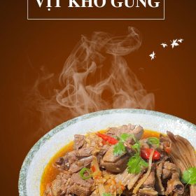 MN112. GIÁO TRÌNH MÓN VỊT KHO GỪNG