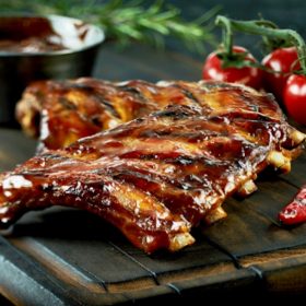 MN119. SƯỜN NƯỚNG CHAO ĐỎ