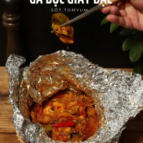 M163 - KHOÁ HỌC MÓN GÀ BỌC GIẤY BẠC NƯỚNG SỐT TOMYUM