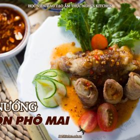 M252 - KHOÁ HỌC MÓN BÒ NƯỚNG CUỘN PHÔ MAI