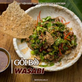 M285 - KHOÁ HỌC MÓN GỎI BÒ WASHABI