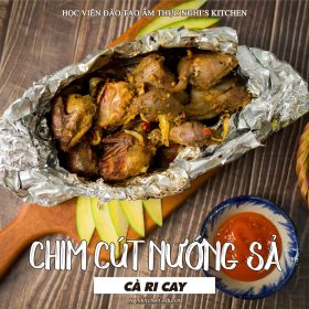 M386 - KHOÁ HỌC MÓN CÚT NƯỚNG SẢ CÀ RI CAY