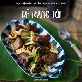 M416 - KHOÁ HỌC MÓN THỊT DÊ RANG TỎI