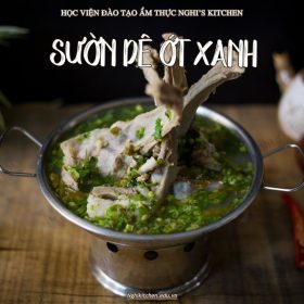 M422 - KHOÁ HỌC MÓN SƯỜN DÊ ỚT XANH