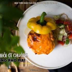 M452 - KHOÁ HỌC MÓN GÀ NHỒI ỚT CHUÔNG NƯỚNG PHOMAI