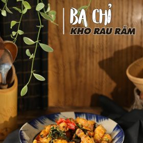 M476 - KHÓA HỌC MÓN BA CHỈ KHO RAU RĂM