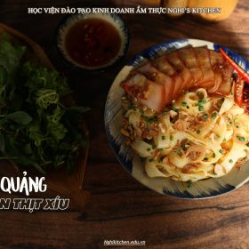 M487 - KHÓA HỌC MÓN MÌ QUẢNG TRỘN THỊT XÍU