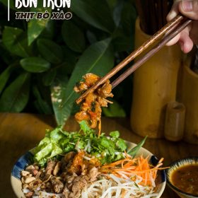 M521 - KHOÁ HỌC MÓN BÚN TRỘN THỊT BÒ XÀO