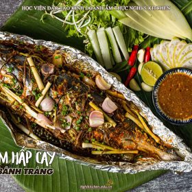 M517 - KHOÁ HỌC MÓN CÁ CAM HẤP CAY CUỐN BÁNH TRÁNG