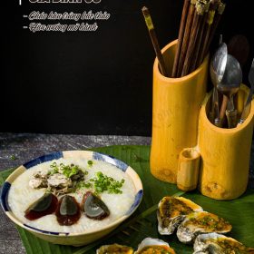 M515 - KHOÁ HỌC MÂM CƠM GIA ĐÌNH 6: CHÁO HÀU TRỨNG BÁCH THẢO + HÀU NƯỚNG MỠ HÀNH