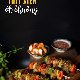 M529 - KHOÁ HỌC MÓN THỊT XIÊN NƯỚNG ỚT CHUÔNG