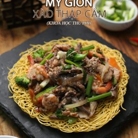 MP248 - KHÓA HỌC BỘ MÓN MỲ XÀO GIÒN