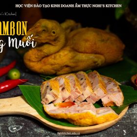 MP313 - KHOÁ HỌC MÓN JAMBON GÀ TRỨNG MUỐI