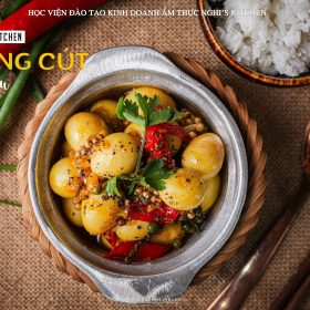 KHOÁ HỌC MÓN TRỨNG CÚT KHO TIÊU