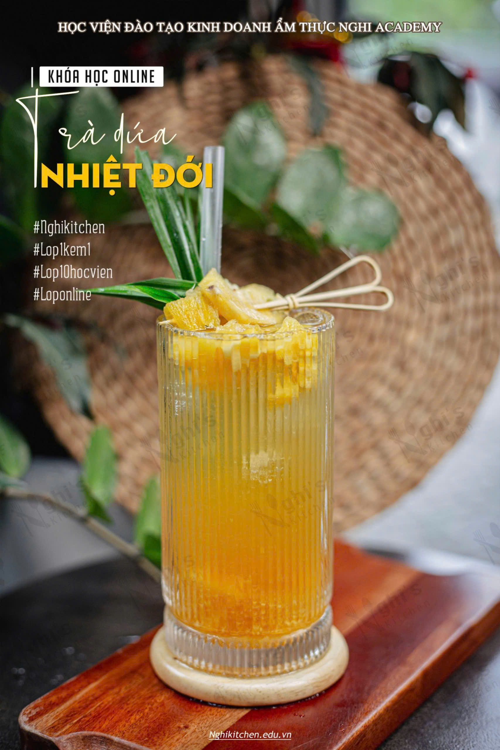 CÁCH LÀM TRÀ DỨA THƠM NGON TẠI NHÀ ĐƠN GIẢN