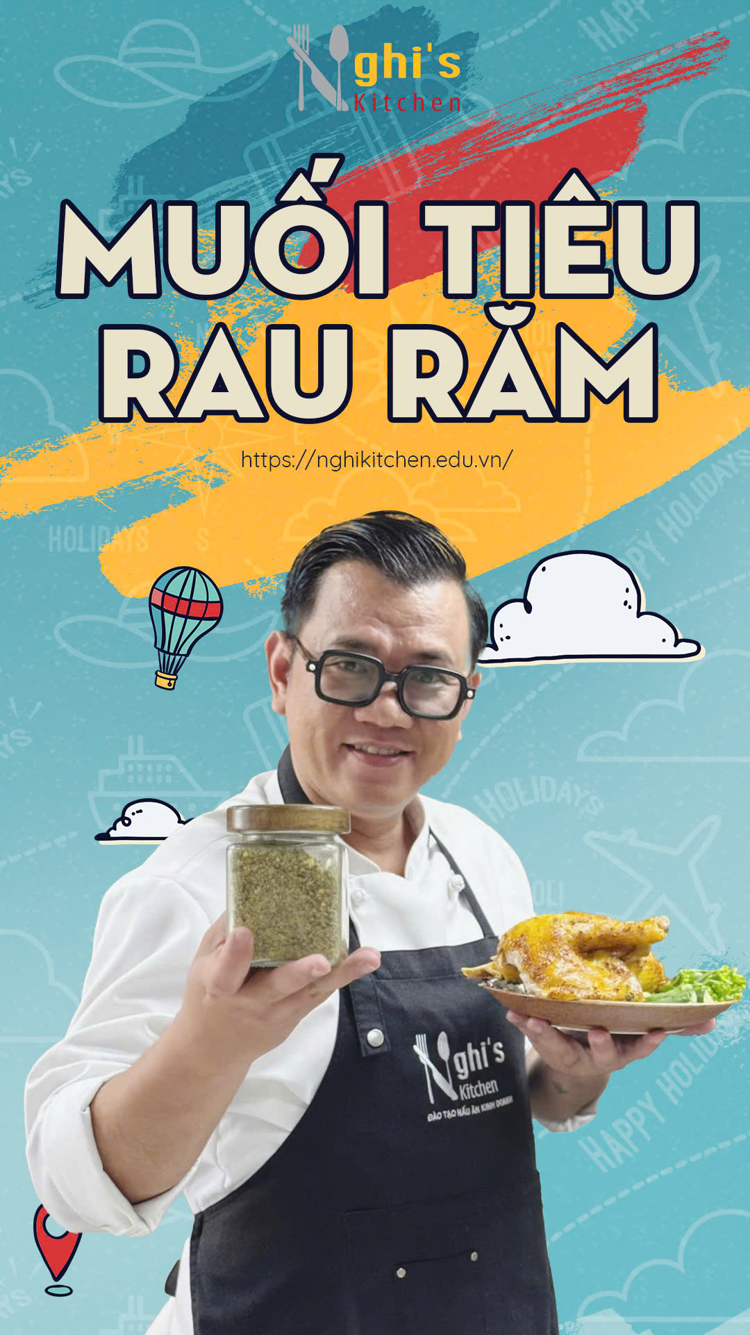 MV20 - KHOÁ HỌC MÓN MUỐI TIÊU RAU RĂM - Nghị Kitchen