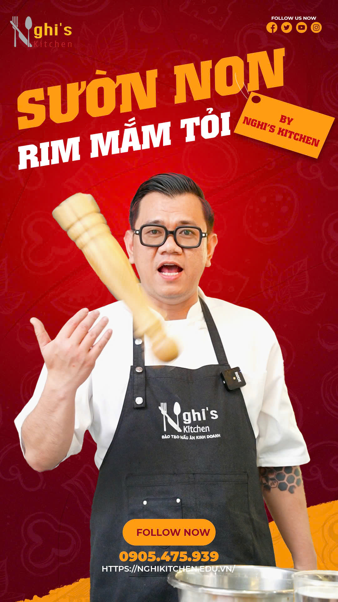 KHOÁ HỌC MÓN SƯỜN NON RIM MẮM TỎI - Nghị Kitchen