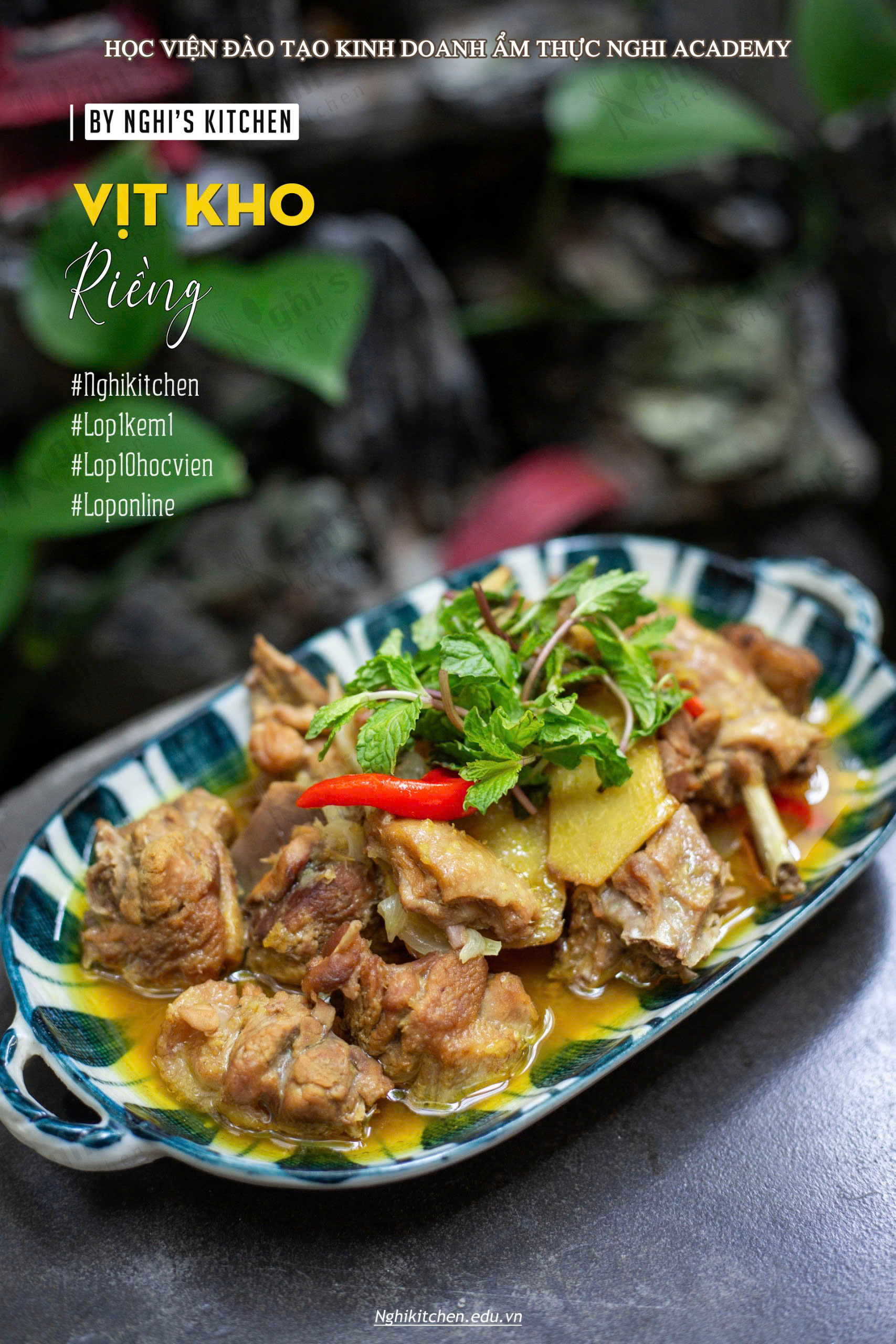MV428 - KHOÁ HỌC MÓN VỊT NẤU RIỀNG - Nghị Kitchen