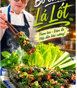 MV830 - KHOÁ HỌC MÓN BÒ CUỘN LÁ LỐT NƯỚNG