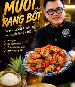 MV825 - KHOÁ HỌC MÓN BỘT RANG MUỐI VÀ ỨNG DỤNG MÓN GÀ RANG MUỐI