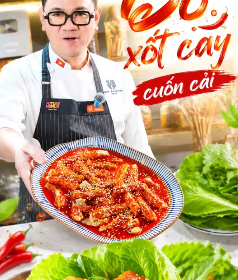 MV846 – KHOÁ HỌC MÓN BÒ XỐT CAY CUỐN CẢI