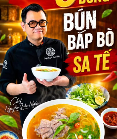 KHOÁ HỌC BÚN BẮP BÒ SATE