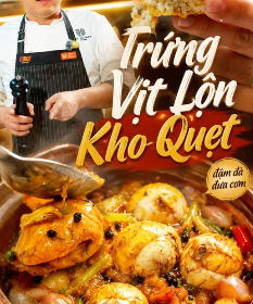 MV834 - KHOÁ HỌC MÓN TRỨNG VỊT LỘN KHO QUẸT