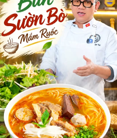 MV916 - KHOÁ HỌC MÓN BÚN SƯỜN BÒ MẮM RUỐC